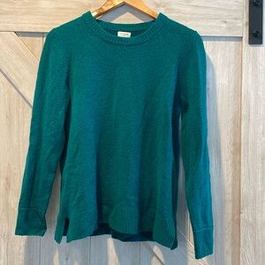 J Crew dark teal acrylic sweater
